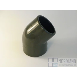 Könyök 45° d16 PVC