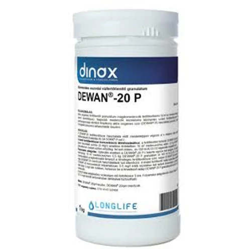 Dewan-20 P klórmentes (aktív oxigénes) jacuzzi /uszodai vízfertőtlenítő granulátum 1 kg