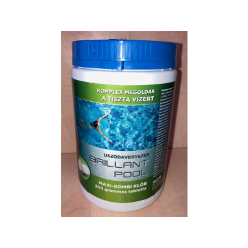 Maxi-Combi CL-ALGEX-FLOC 1 kg UN 2468 száraz triklór-izocianursav, 5.1, II (E)