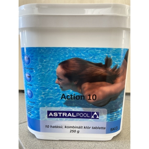 Action-10 5kg 10 hatású kombinált klórtabletta